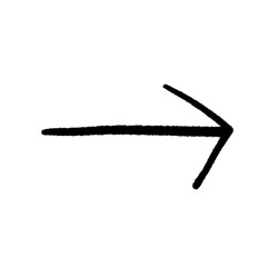 Arrow Line Shape Isolated on white background