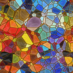 abstract colorful mosaic - obrazy, fototapety, plakaty