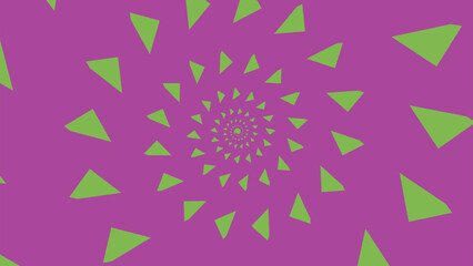 Optical illusion Psychedelic pattern hypnotic surreal abstract background Vector illustration