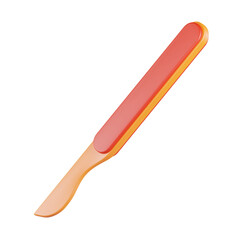 Surgical Scalpel Tool 3D Icon