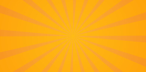 abstract orange sun ray background. Abstract sunburst pattern background. Orange starburst ray. used for the web,banner and cartoon etc. top view.