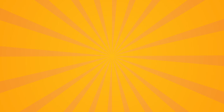 abstract orange sun ray background. Abstract sunburst pattern background. Orange starburst ray. used for the web,banner and cartoon etc. top view.