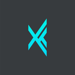 Letter X Y K Logo