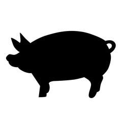 Pig Silhouette 