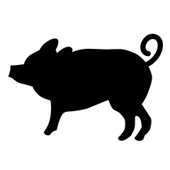 Pig Silhouette 