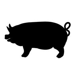 Pig Silhouette 