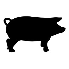 Pig Silhouette 