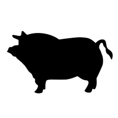 Pig Silhouette 