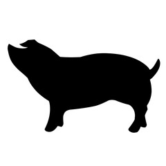 Pig Silhouette 