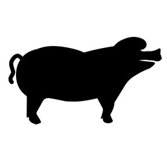 Pig Silhouette 