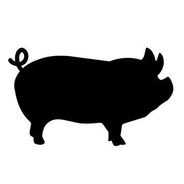 Pig Silhouette 