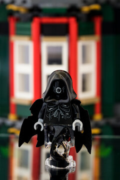 Dortmund - Deutschland 17. Mai 2023 Lego Minifigure Dementor vor einem Geb&auml;ude	