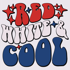 4th of July retro t-shirts design 