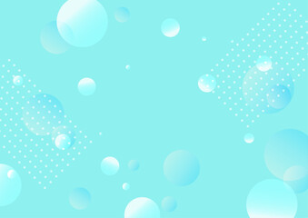 明るい水色のポップ背景