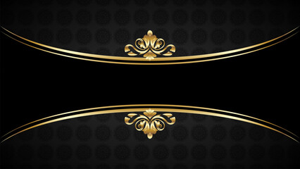 Premium card with gold elements