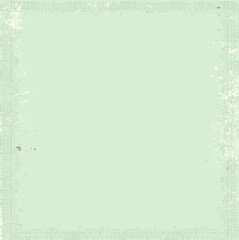 Square vector background with grunge texture of the old paper of blue color. Retro backdrop with vintage paper material. Vector illustration EPS8
