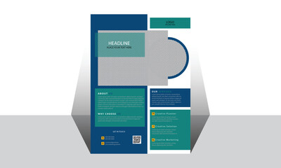  Creative colorful business flyer template design set, abstract business flyer, vector template design or business poster template design. Newest trendy creative corporate multipurpose flyer.