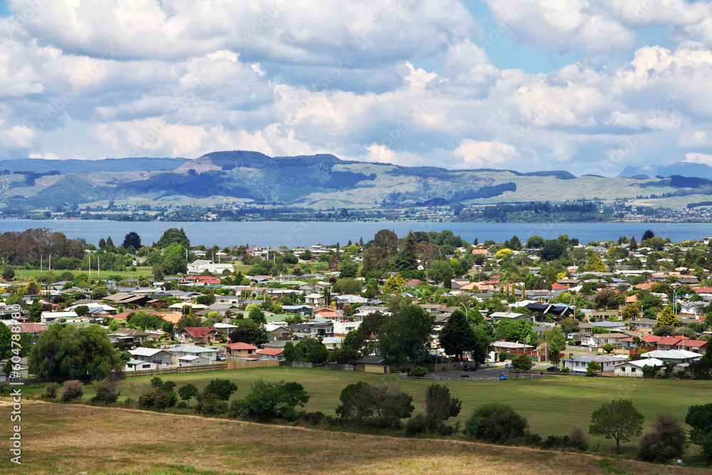 Wall mural City of Rotorua, New Zealand