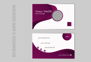 Fototapeta premium business card template