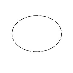 dashed circle line