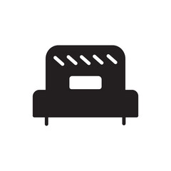 bed bedroom double icon