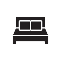 bed bedroom double icon