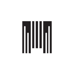 curtain decor fabric icon