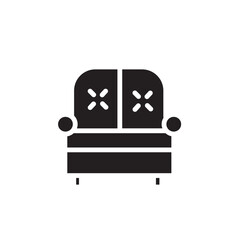 couch fabric home icon