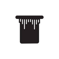 curtain decor fabric icon