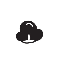 cotton flower fabric icon