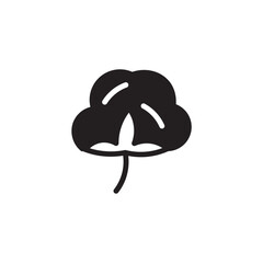 cotton flower fabric icon