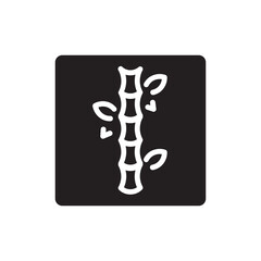 bamboo fabric plant icon