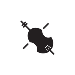 bow cello music icon