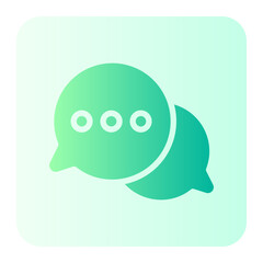 chat glyph icon