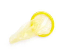 Condom isolated on white background