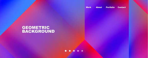 Dynamic lines, triangles, rectangles geometric abstract background. Vector Illustration For Wallpaper, Banner, Background, Card, Book Illustration, landing page