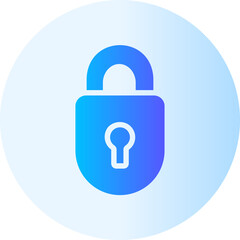 lock gradient icon