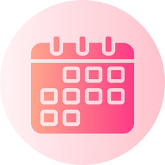 date gradient icon