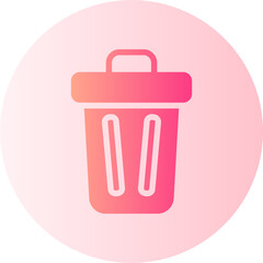 delete gradient icon