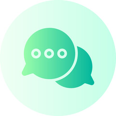 chat gradient icon