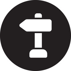 sign glyph icon