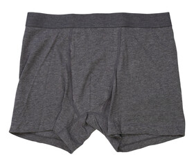 Font dark gray boxer short