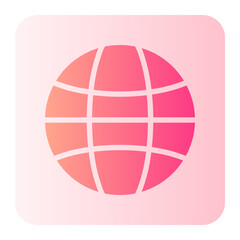 globe gradient icon