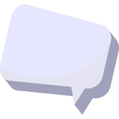 3D Speech Chat Bubble