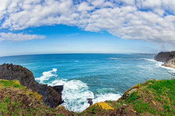 The majestic Atlantic Ocean