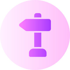 sign gradient icon