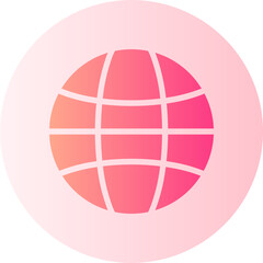 globe gradient icon