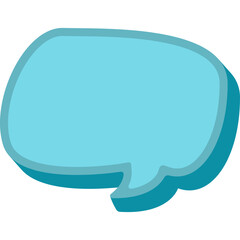 3D Speech Chat Bubble