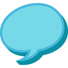 3D Speech Chat Bubble