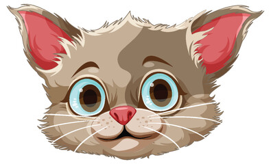 Cute cat cartoon character